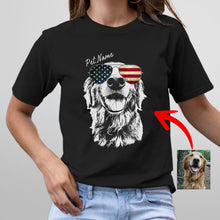 Load image into Gallery viewer, Pawarts - [Surprise Gift for Independence Day] Custom Dog T-Shirt For Dog Mom
