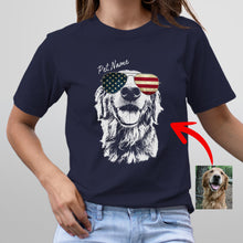Load image into Gallery viewer, Pawarts - [Surprise Gift for Independence Day] Custom Dog T-Shirt For Dog Mom
