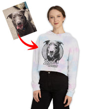 Load image into Gallery viewer, Pawarts - Sketch Dog Women’s Cropped Hoodie Dog Owners

