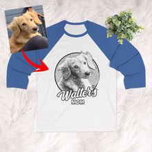 Load image into Gallery viewer, Pawarts - Sketch Dog Unisex 3/4 Sleeve Baseball Tee
